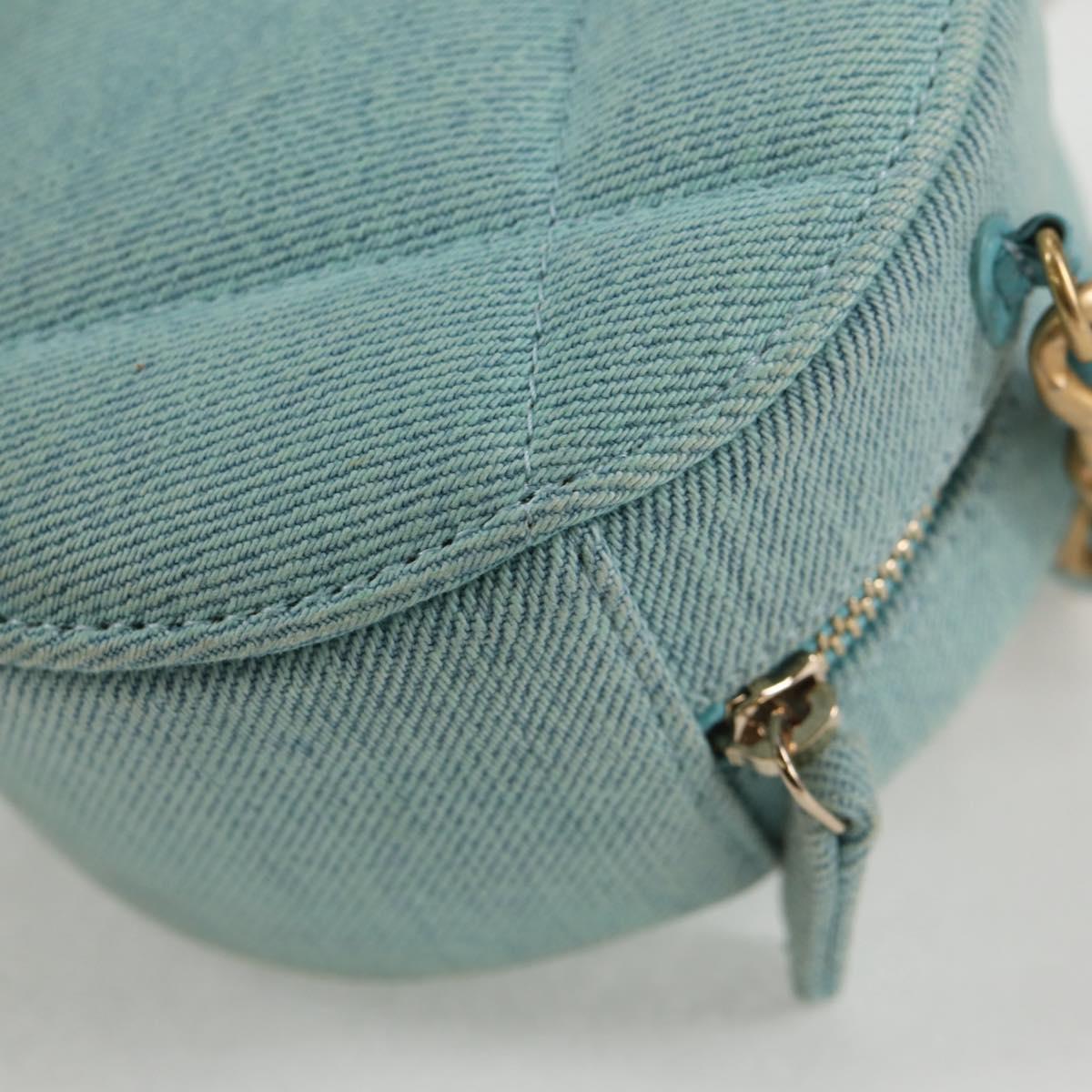 Chanel Blue Canvas Ronde
