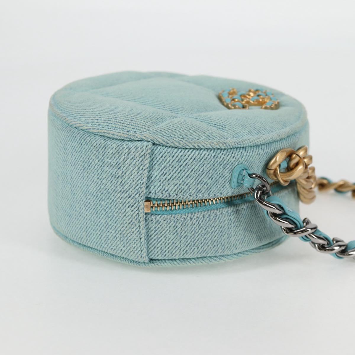 Chanel Blue Canvas Ronde