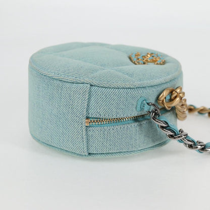 Chanel Blue Canvas Ronde