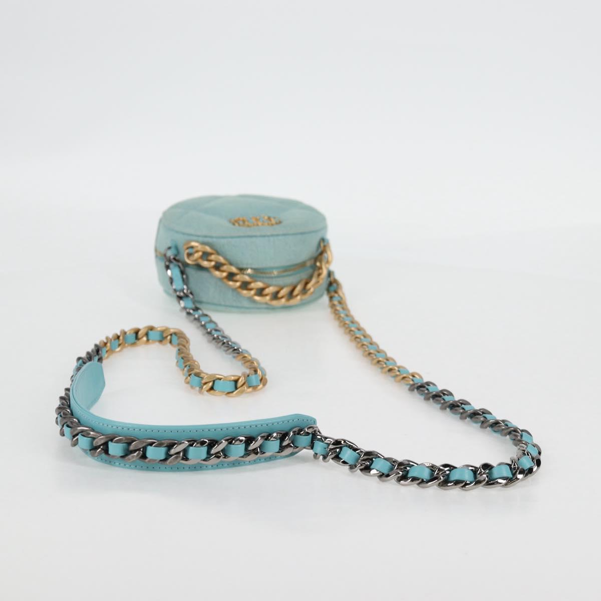 Chanel Blue Canvas Ronde