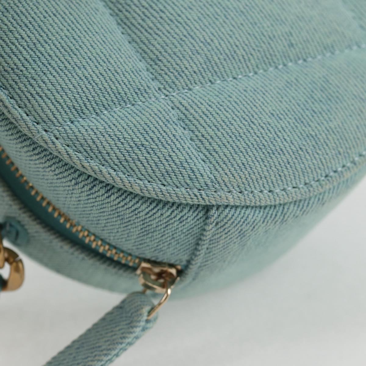 Chanel Blue Canvas Ronde