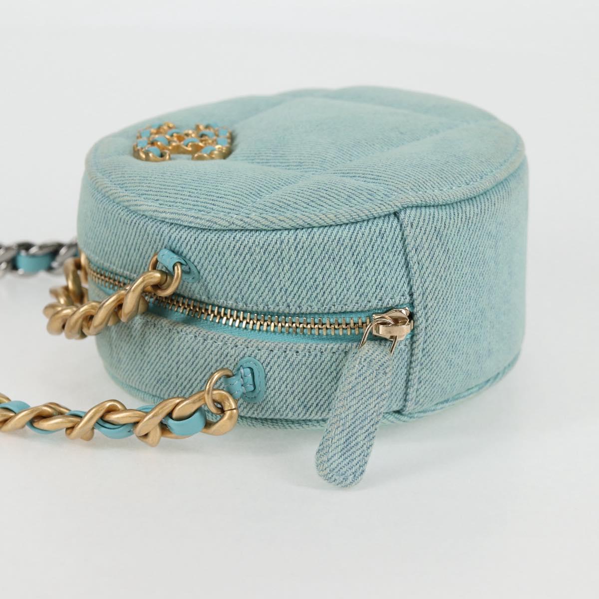 Chanel Blue Canvas Ronde