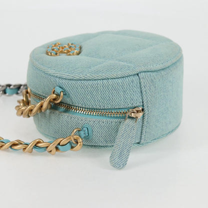 Chanel Blue Canvas Ronde