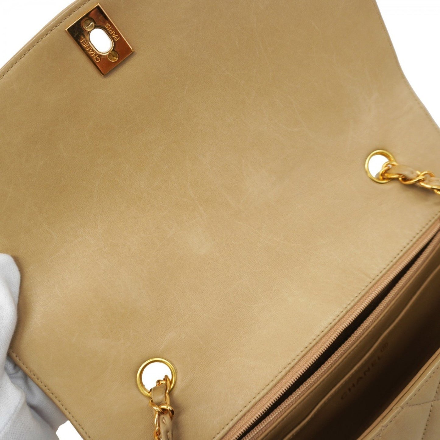 Chanel Brown Leather Diana