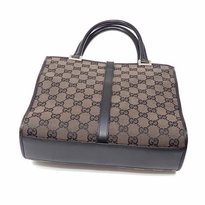 Gucci Brown Canvas, Leather Jackie