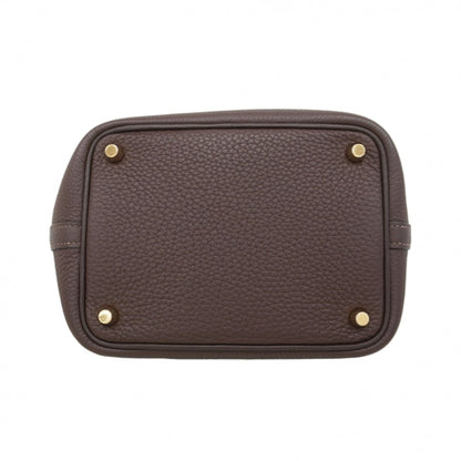 Hermès Red Leather Picotin Lock