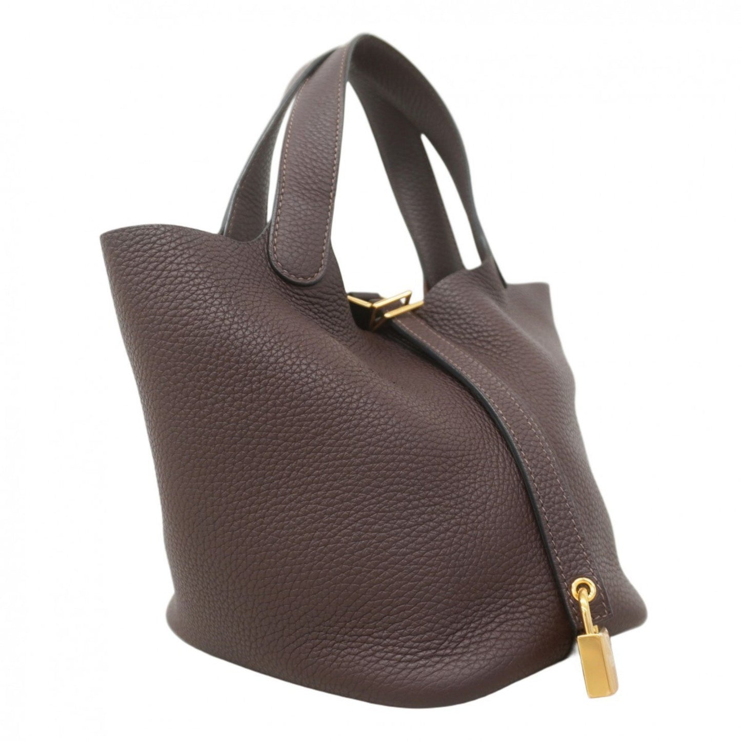 Hermès Red Leather Picotin Lock