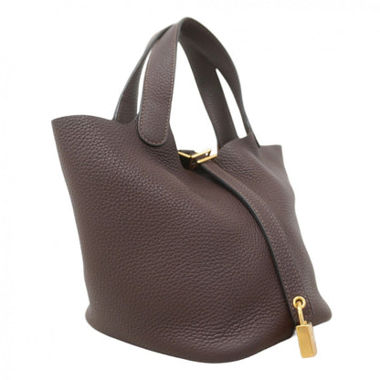 Hermès Red Leather Picotin Lock