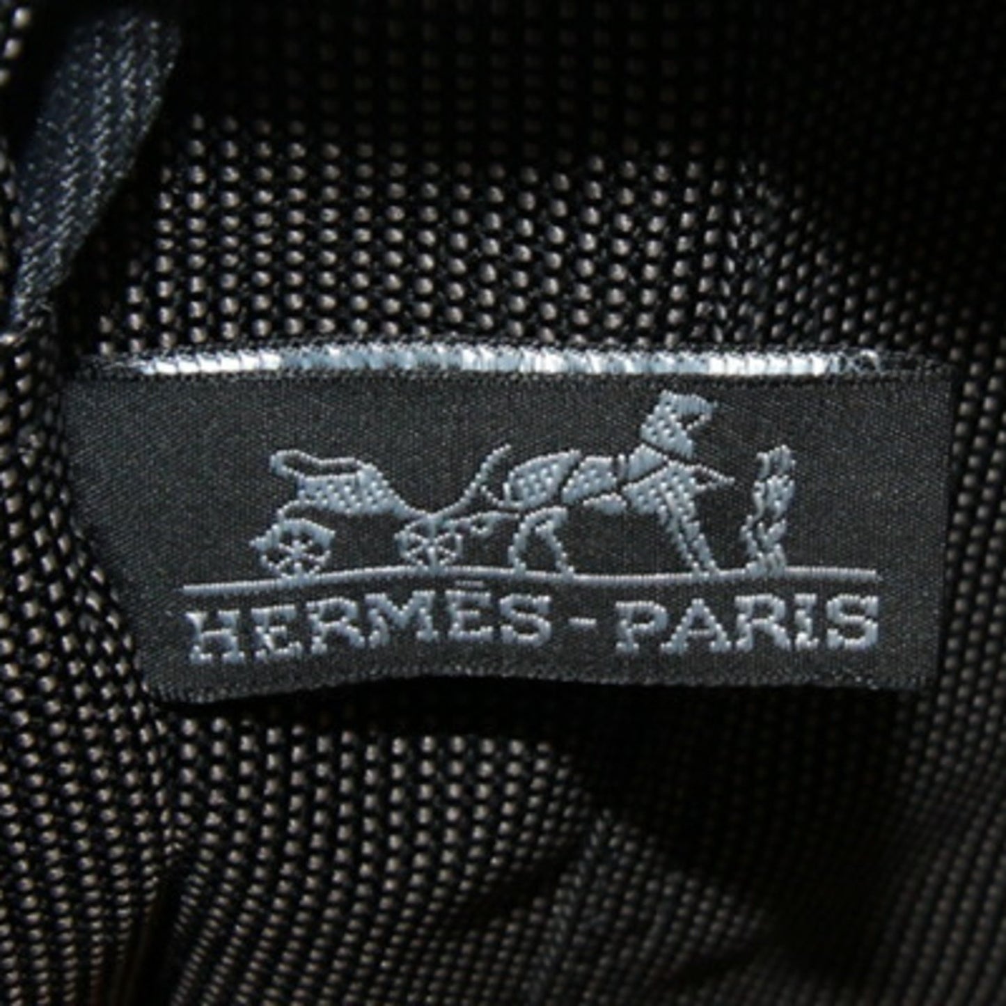 Hermès Gray Canvas Herline