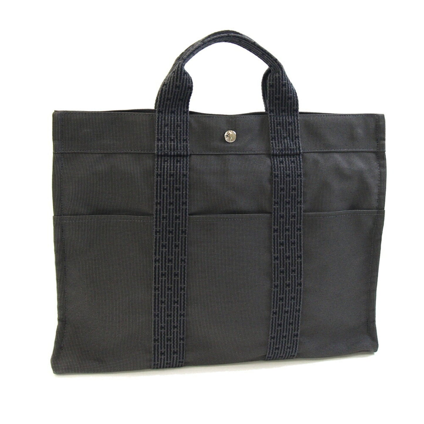 Hermès Gray Canvas Herline