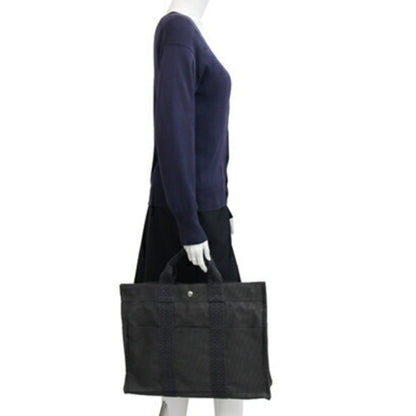 Hermès Gray Canvas Herline