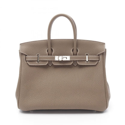 Hermès Gray Leather Birkin 25