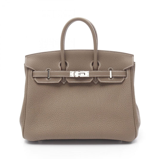 Hermès Gray Leather Birkin 25