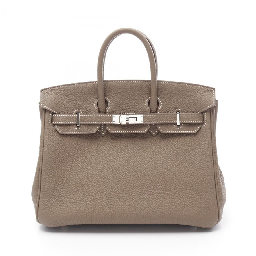 Hermès Gray Leather Birkin 25