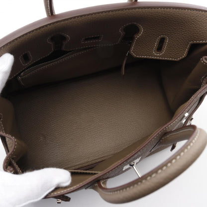 Hermès Gray Leather Birkin 25