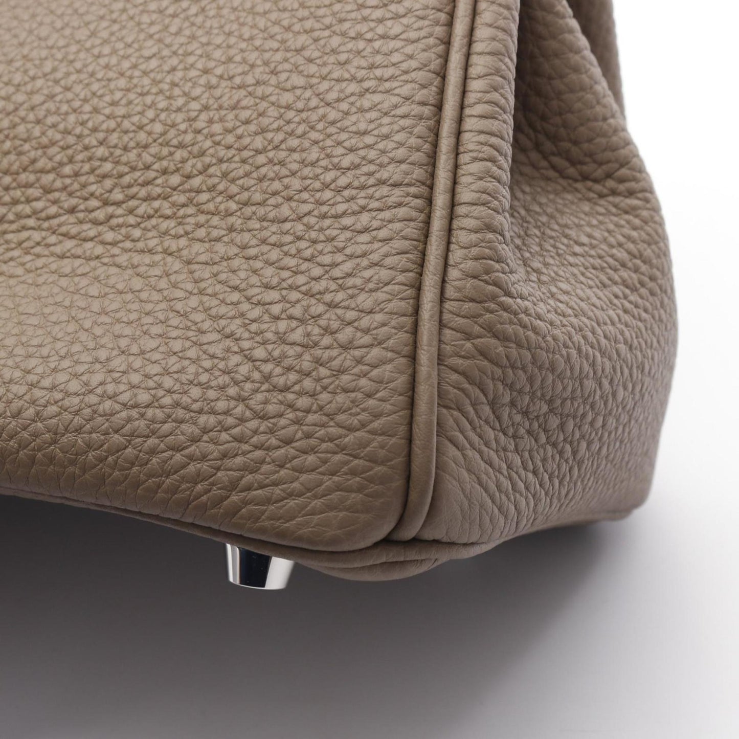 Hermès Gray Leather Birkin 25