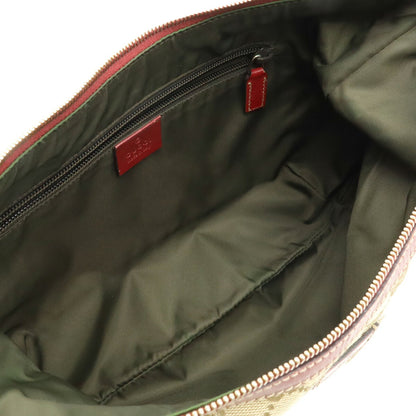 Gucci Brown Canvas, Leather Gg Canvas