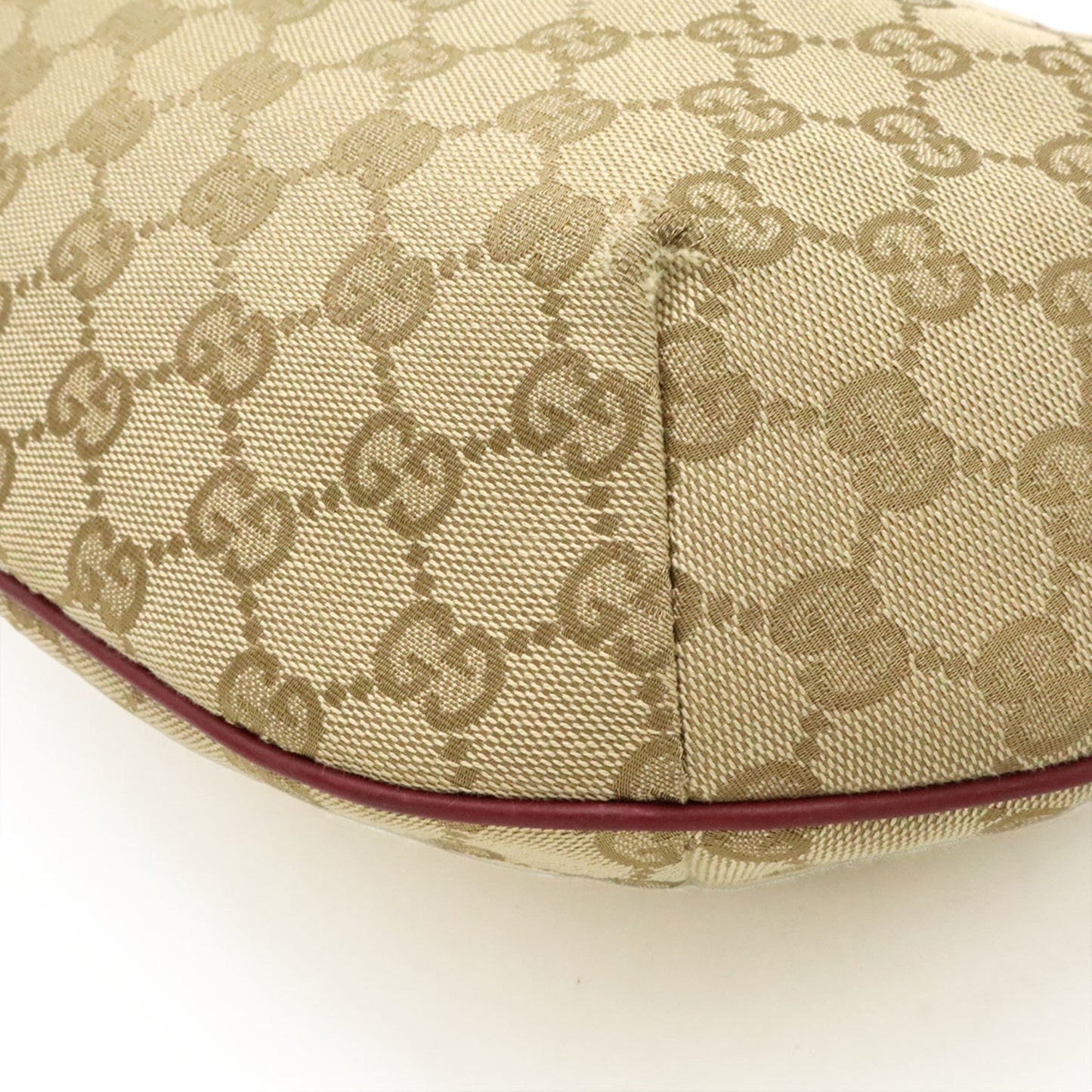 Gucci Brown Canvas, Leather Gg Canvas