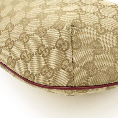 Gucci Brown Canvas, Leather Gg Canvas