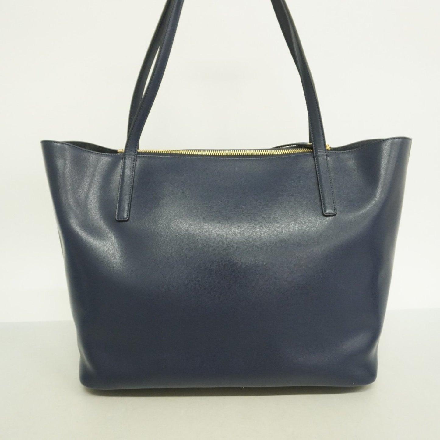 Salvatore Ferragamo Blue Leather Tote