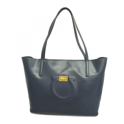 Salvatore Ferragamo Blue Leather Tote