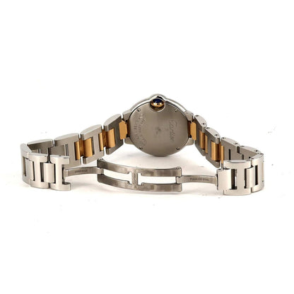 Cartier Silver Gold And Steel Ballon Bleu