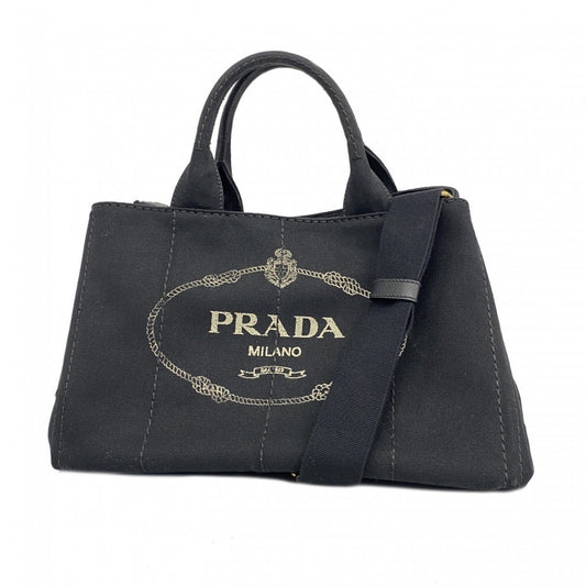 Prada Black Canvas Canapa