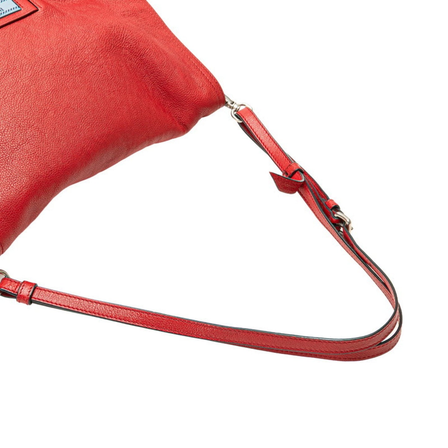 Prada Red Leather Etiquette