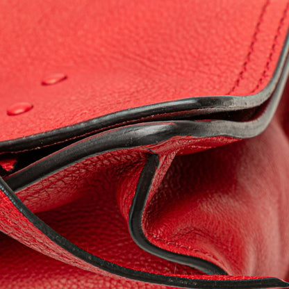 Prada Red Leather Etiquette