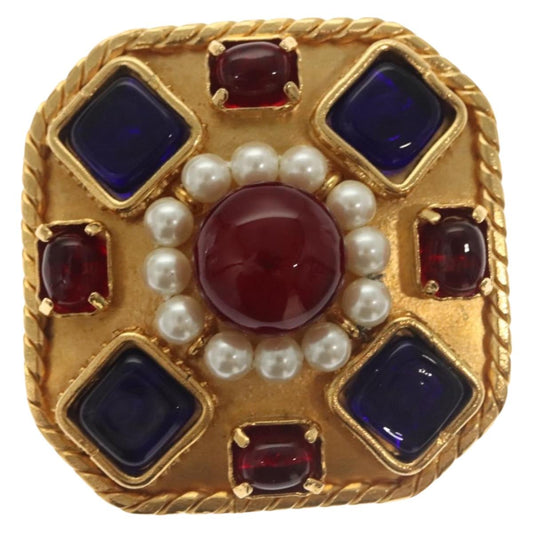 Chanel Gold Gold Plated Gripoix