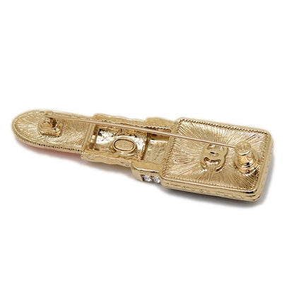 Chanel Gold Gold Plated Coco Mark
