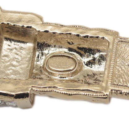 Chanel Gold Gold Plated Coco Mark