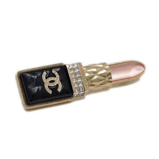 Chanel Gold Gold Plated Coco Mark