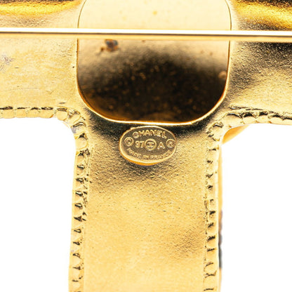 Chanel Gold Gold Plated Coco Mark