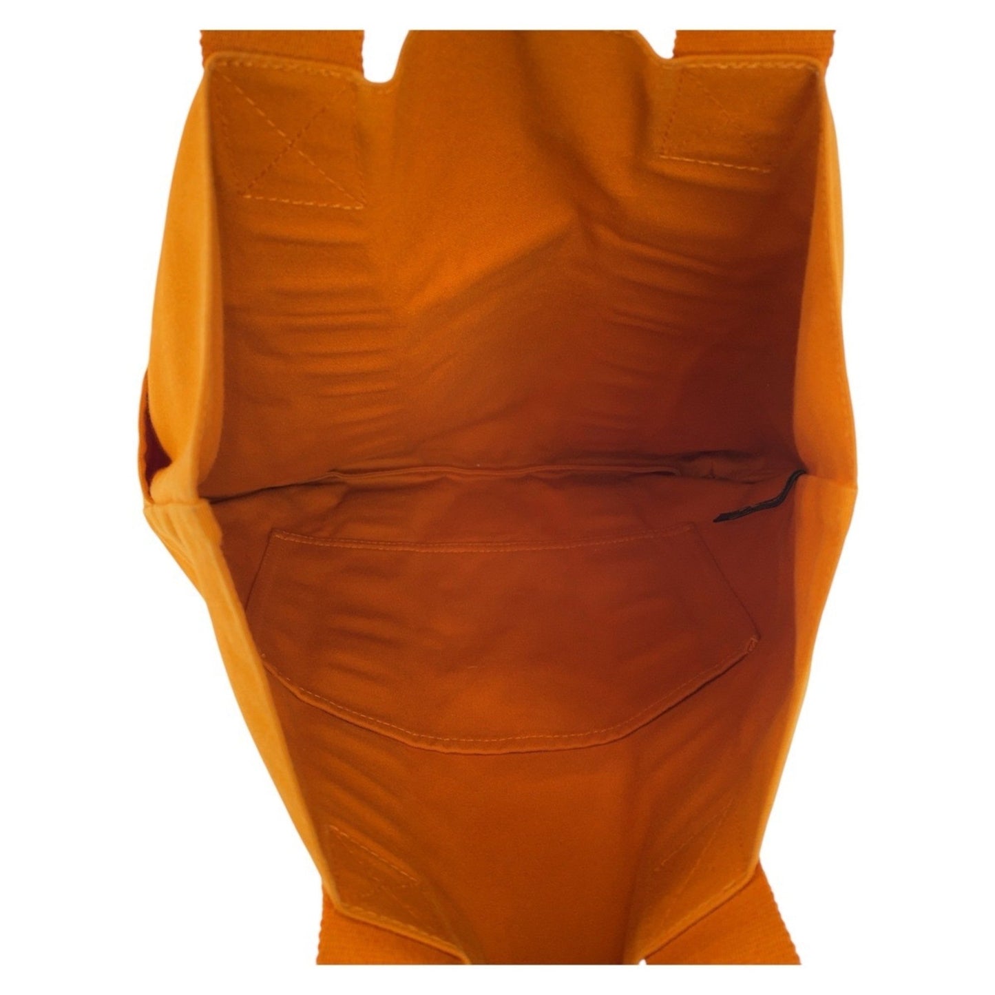 Hermès Orange Canvas Fourre Tout