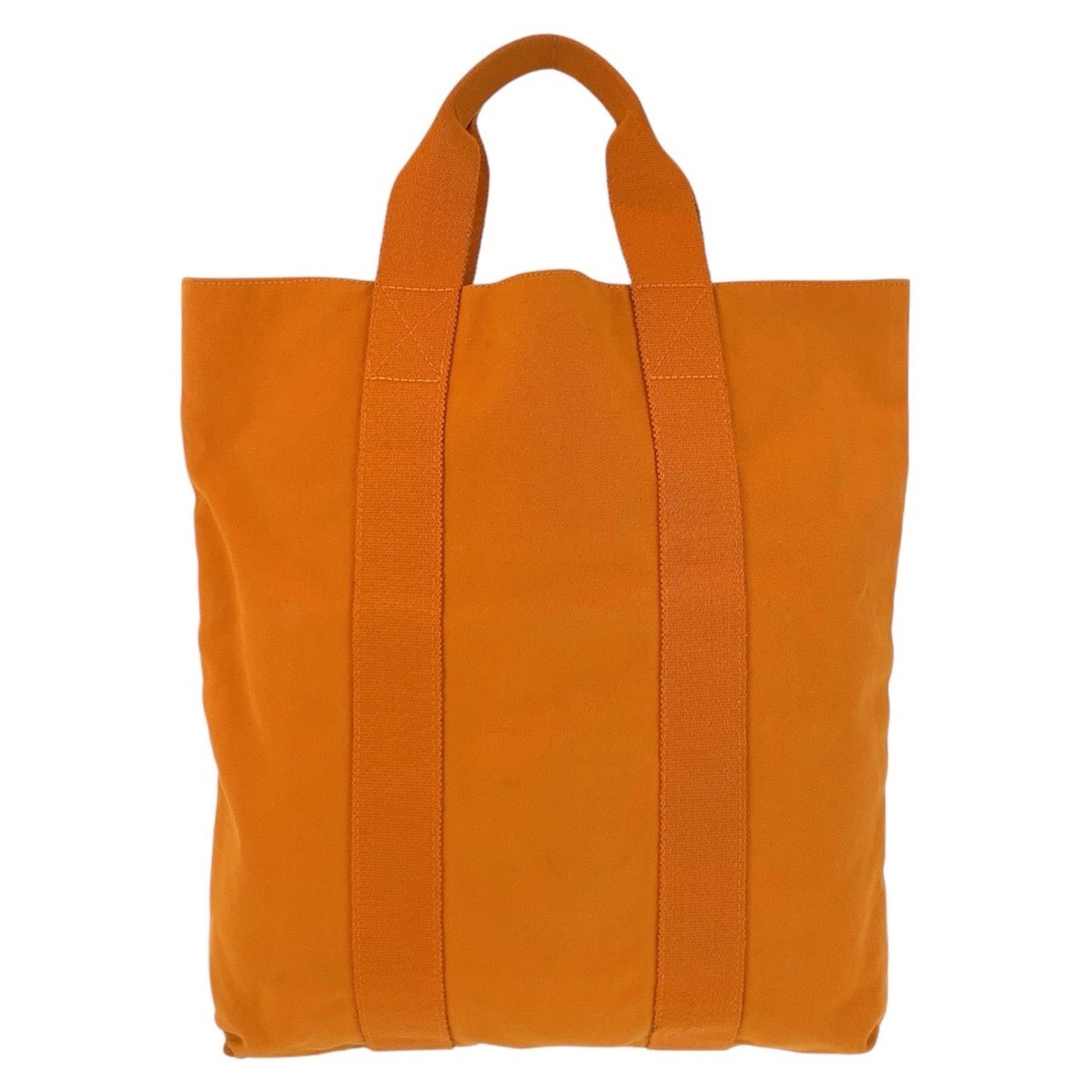 Hermès Orange Canvas Fourre Tout