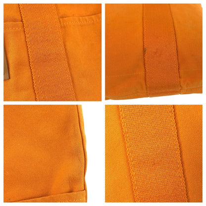 Hermès Orange Canvas Fourre Tout