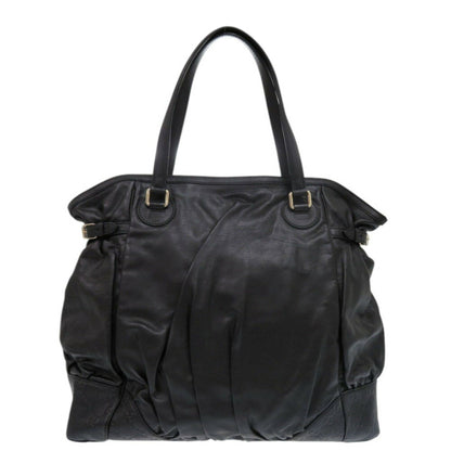 Gucci Black Leather Guccissima