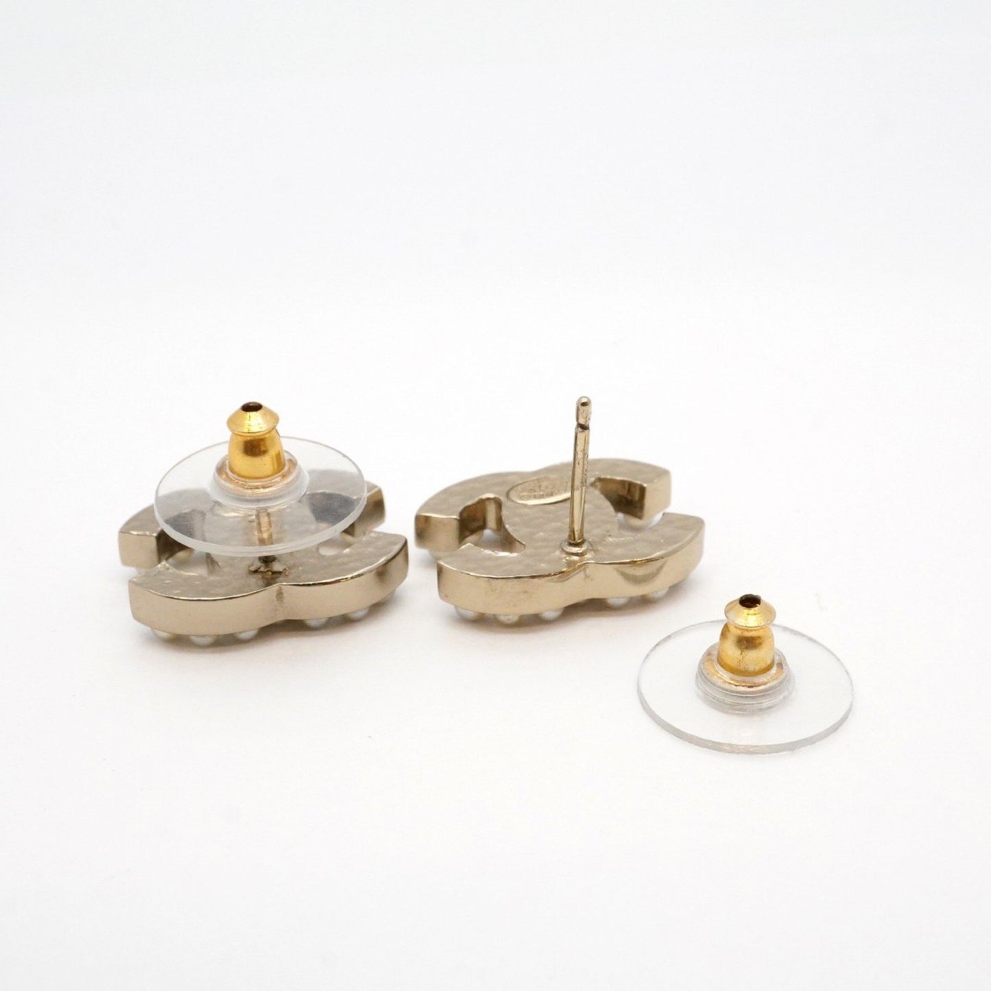 Chanel Gold Gold Plated Coco Mark