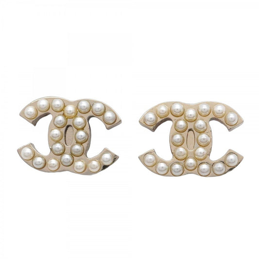Chanel Gold Gold Plated Coco Mark
