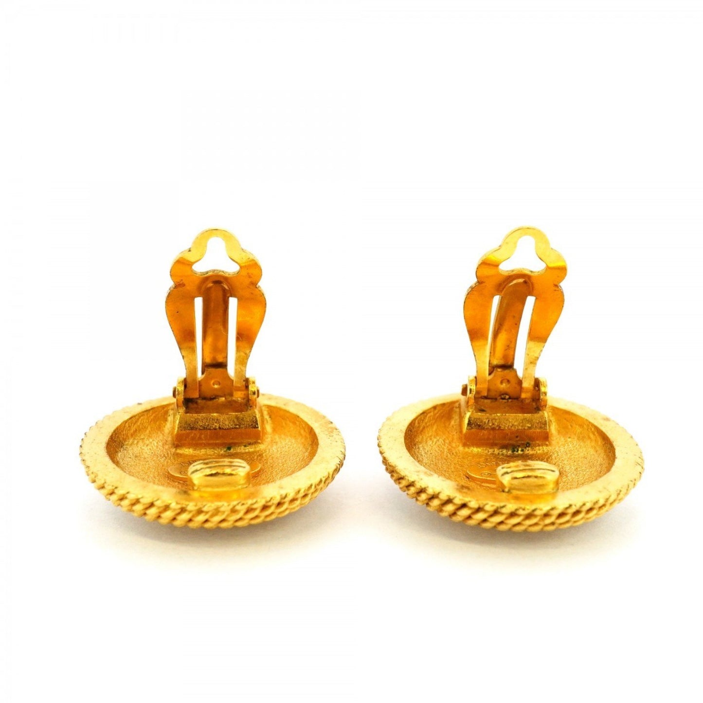 Chanel Gold Gold Plated Coco Mark