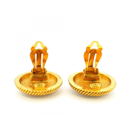 Chanel Gold Gold Plated Coco Mark