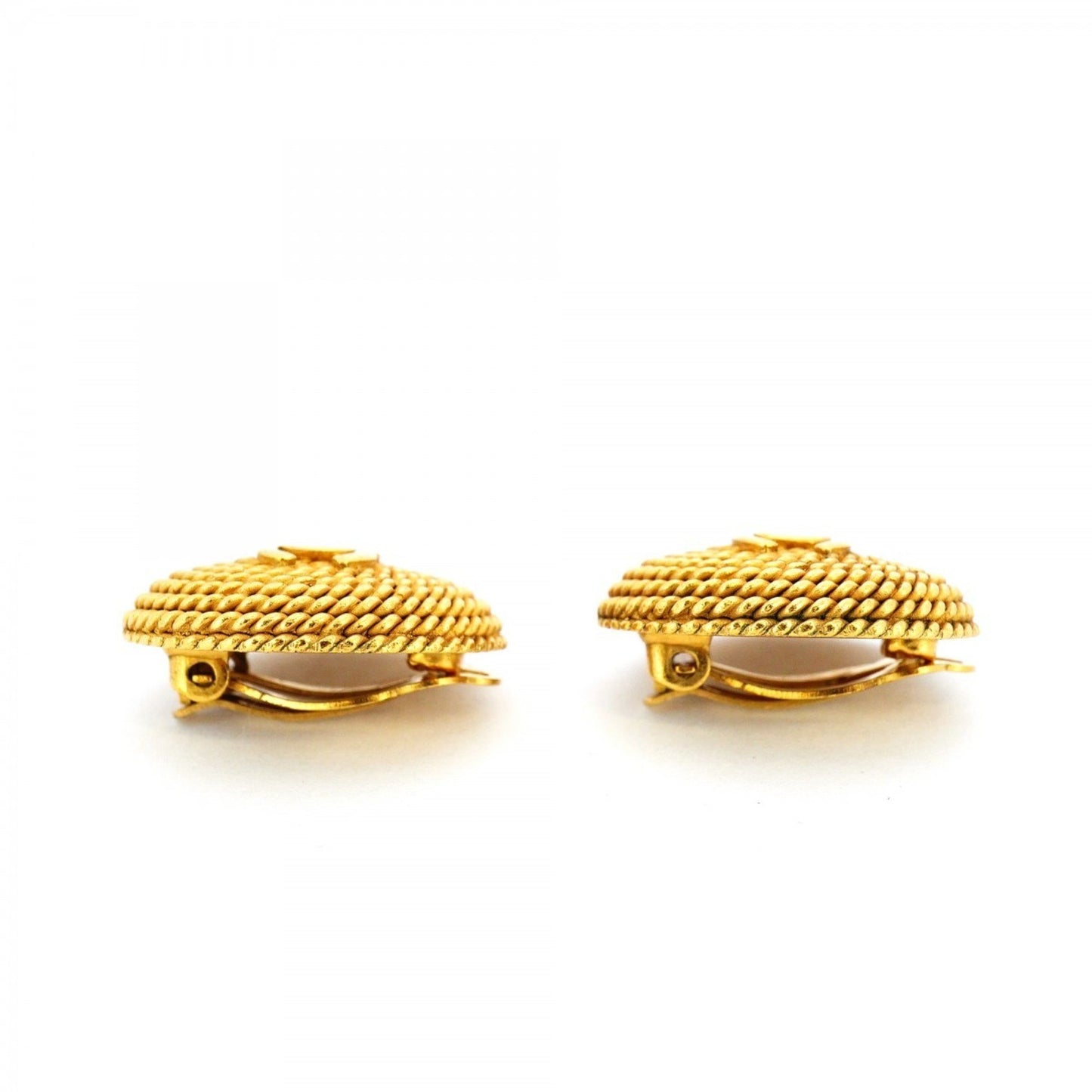 Chanel Gold Gold Plated Coco Mark