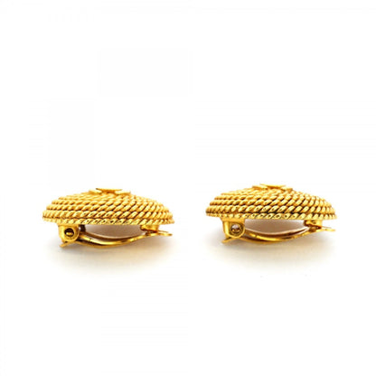 Chanel Gold Gold Plated Coco Mark