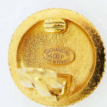 Chanel Gold Gold Plated Coco Mark