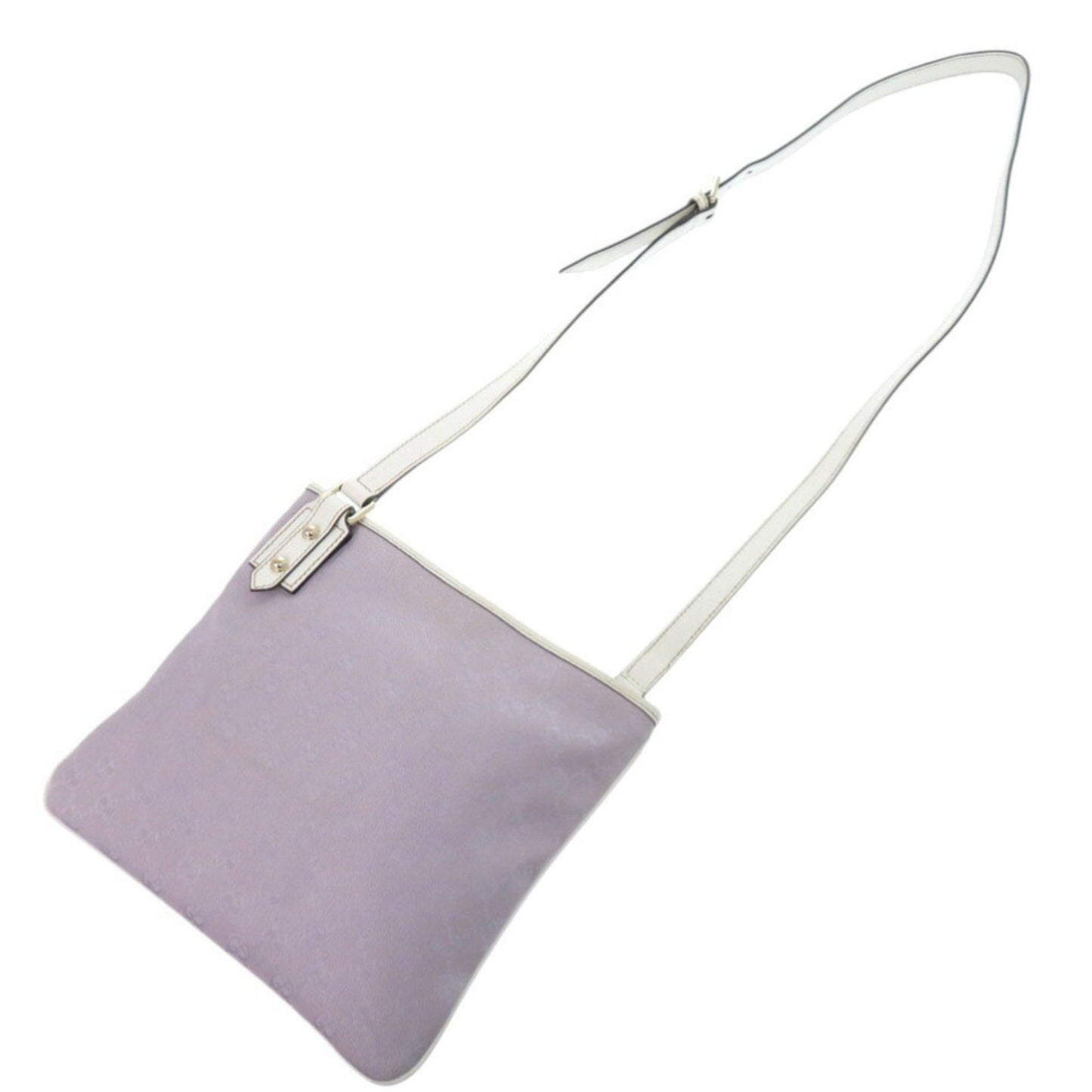 Gucci Purple Canvas Messenger