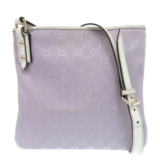 Gucci Purple Canvas Messenger