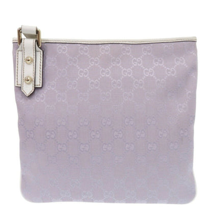Gucci Purple Canvas Messenger