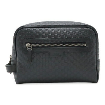 Gucci Black Leather Guccissima