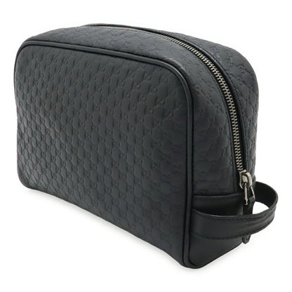 Gucci Black Leather Guccissima